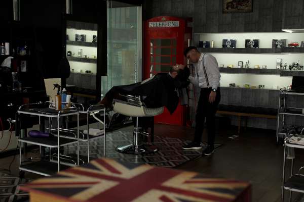 Interior de The Barber's Spa